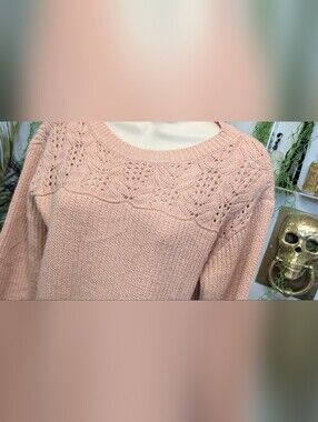 St. John's Bay Dusty Rose Sweater SM